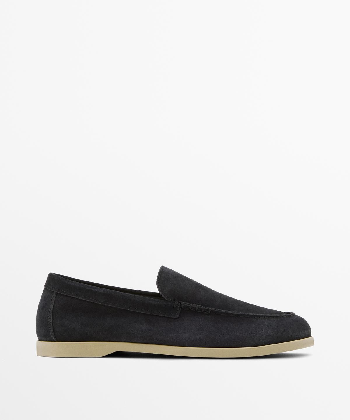 마시모두띠(MASSIMO DUTTI) 소프트 스플리트 스웨이드 레더 로퍼