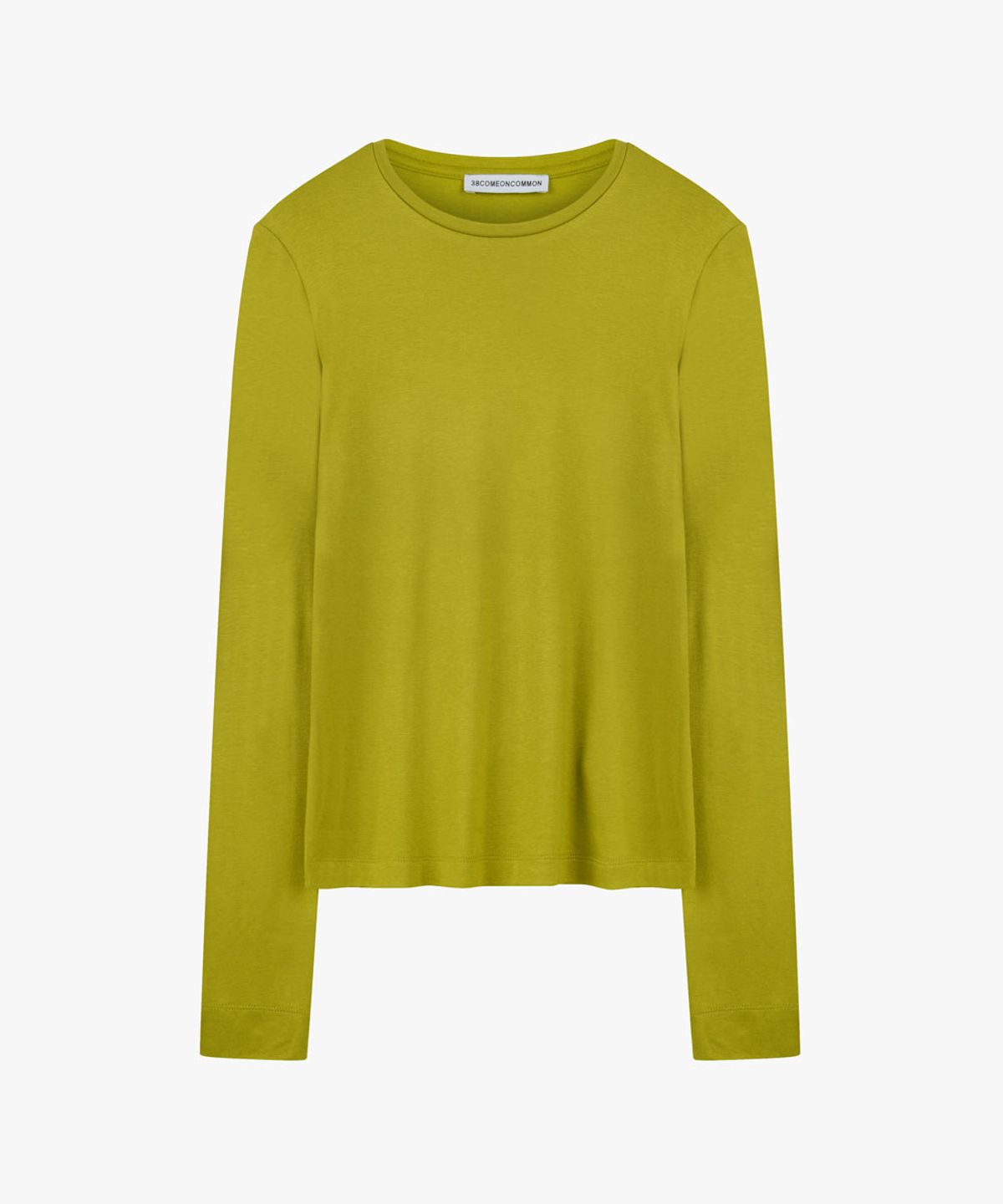38컴온커먼(38COMEONCOMMON) Silky Touch Slim Long Sleeve (Olive)