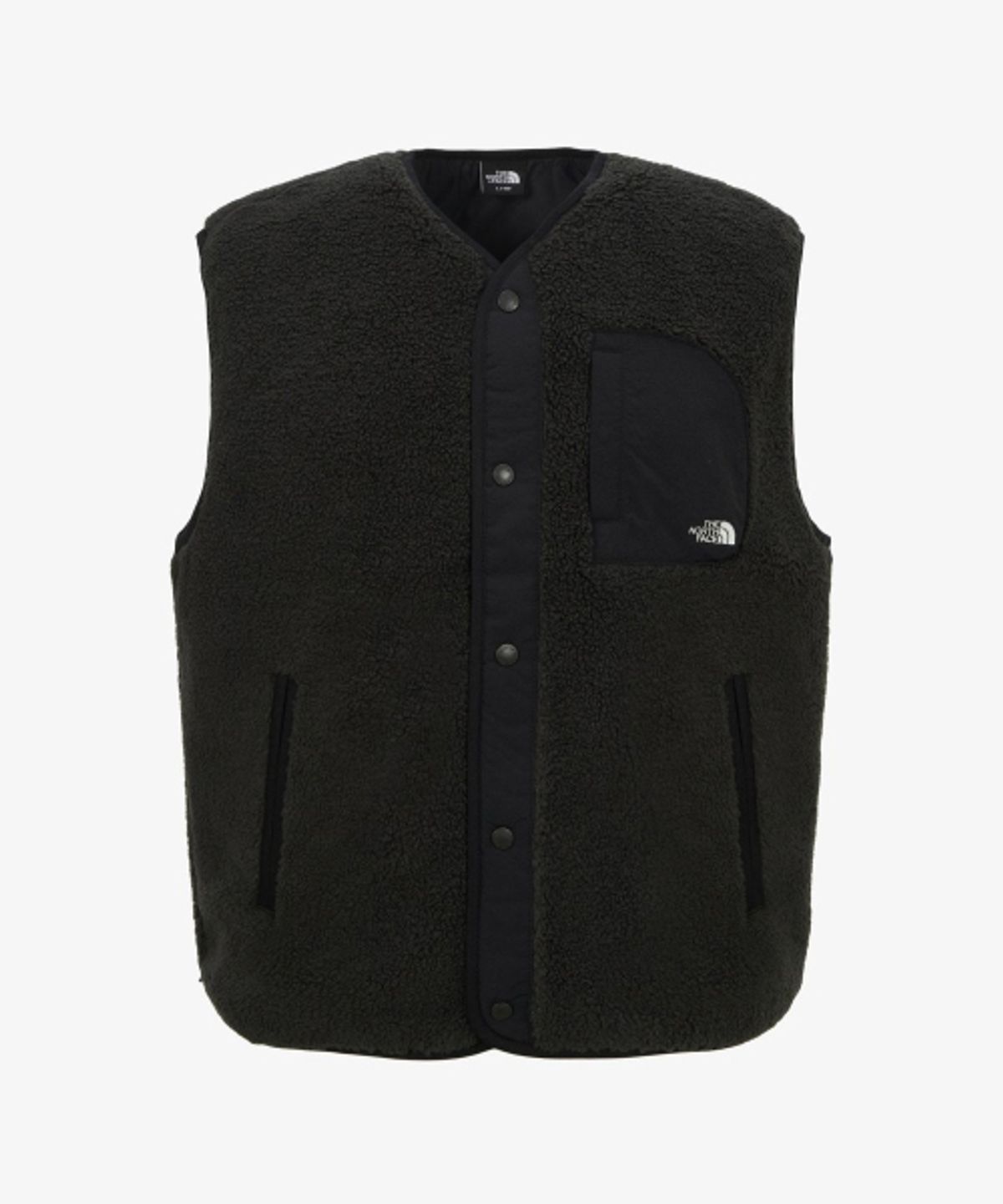 노스페이스(THE NORTH FACE) NV4FR57A 테디 플리스 베스트 CHARCOAL