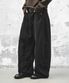 소호 와이드 코튼 팬츠_블랙