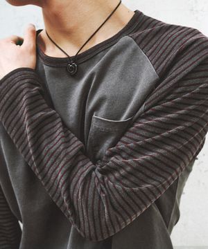 모시핏 래글런 롱 슬리브 : 2컬러