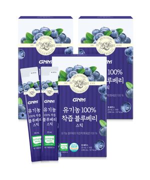 GNM 유기농 100% NFC 착즙 블루베리 스틱 3박스(총 42포) / 블루베리즙 블루베리원액