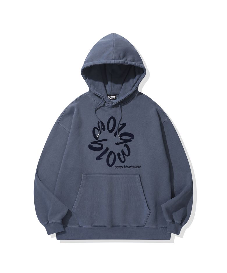 TYPOGRAPHY HOODIE_[PIGMENT NAVY]