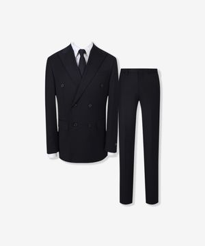 스파이더 더블 브레스티드 수트 정장 세트 (FIJAA2571_FIPAA2471)
