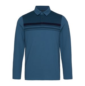 남성 스트라이프 카라 긴팔티#1_TE