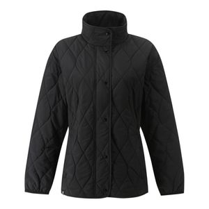 여성 어반트래커 트윈스 수퍼웜 중기장 패딩 자켓#2_BK