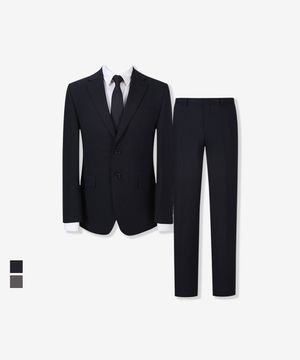 조직물 싱글 수트 정장 세트 (FIJAA2310_FIPAA2210)