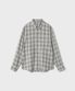 치코 셔츠 - 그레이 옴브레 체크