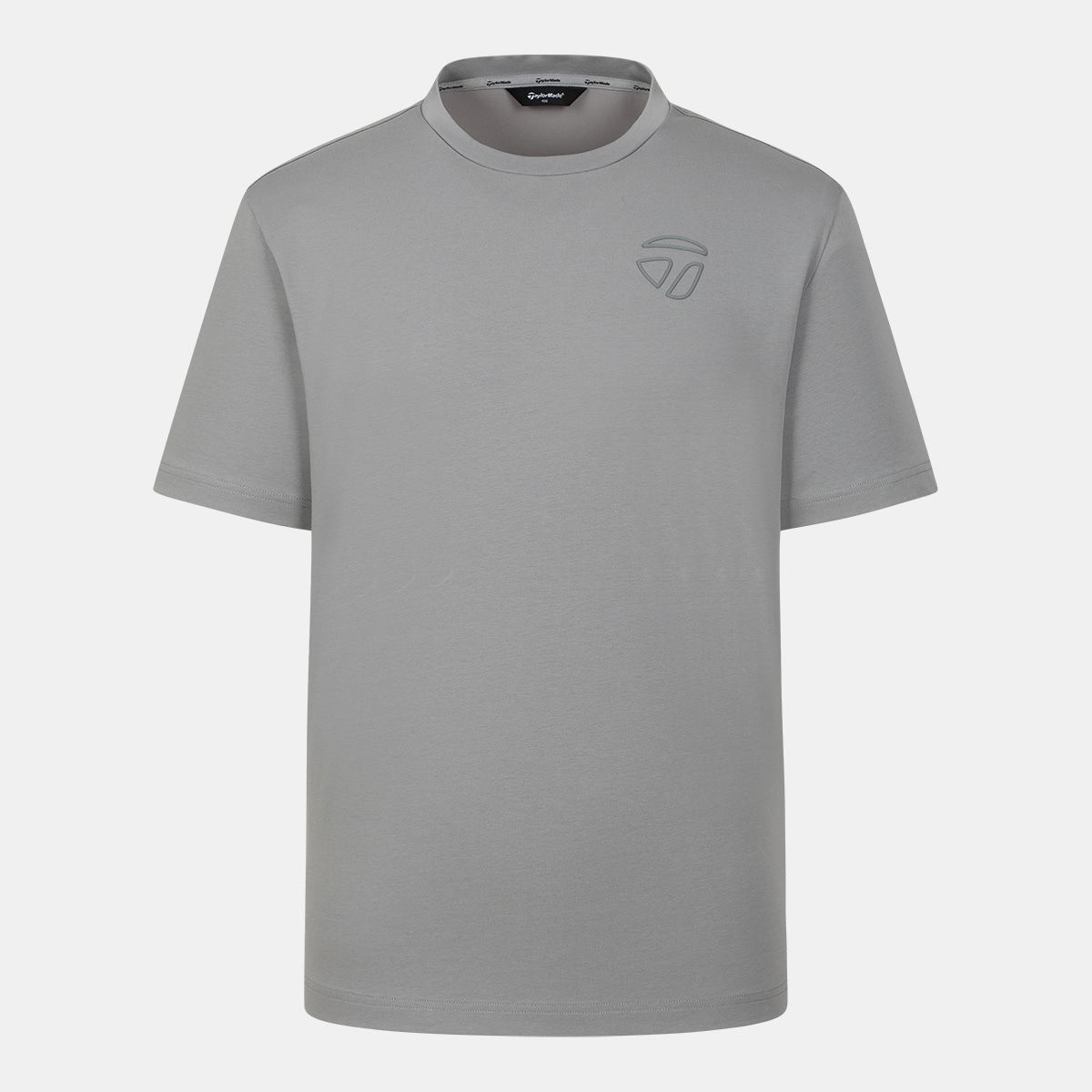 테일러메이드 어패럴(TAYLORMADE APPAREL) 26SS 남성 로고 프린트 라운드 반팔 티셔츠 TT6-27HG48-190