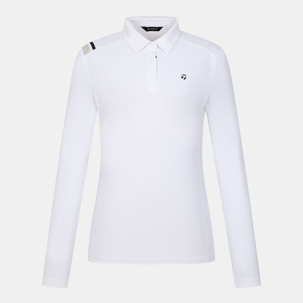 테일러메이드 어패럴(TAYLORMADE APPAREL) 26SS 여성 어깨 포인트 카라 긴팔 티셔츠 TT6-57HG41-100