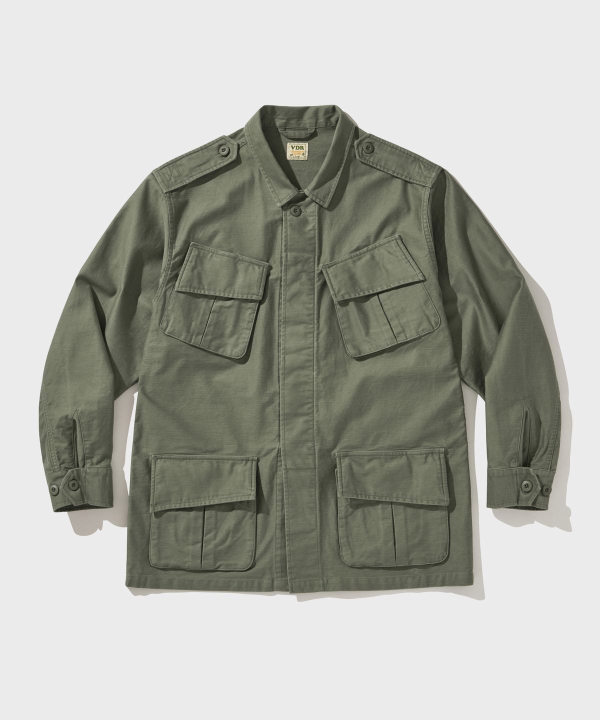 비디알(VDR) BACK SATEEN COTTON JUNGLE FATIGUE JACKET [Swamp Green]