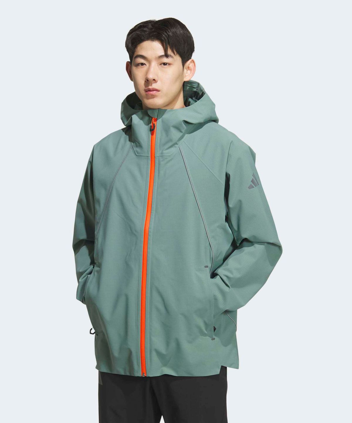 아디다스(ADIDAS) 테렉스 엑스플로릭 클라이마프루프 2레이어 재킷 - 그린 / KD6882