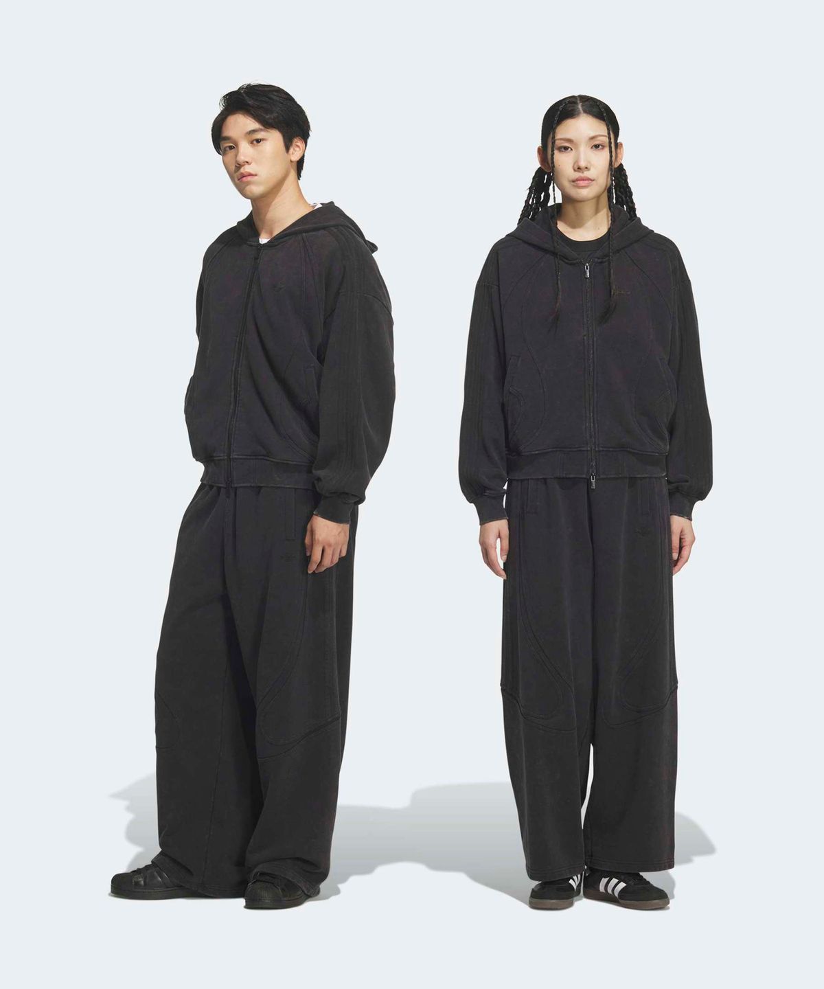 아디다스(ADIDAS) 팀가이스트 스웨트 팬츠 - 블랙 / KQ5528
