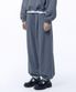 스트링 원턱 와이드 팬츠 - 블루그레이