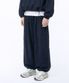스트링 원턱 와이드 팬츠 - 네이비