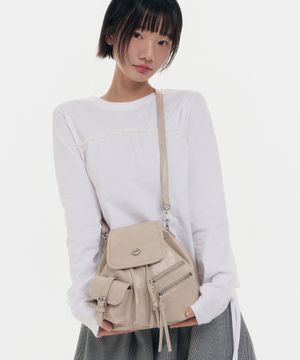 포키 언발란스 포켓 투웨이 스트링 백팩_30783BP