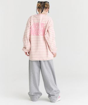 F6  피그 웨이브 ST 긴팔 셋업 (핑크)