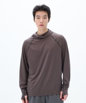 매든X굿펠로우 에어쿨링 풀오버 후디 다크 브라운