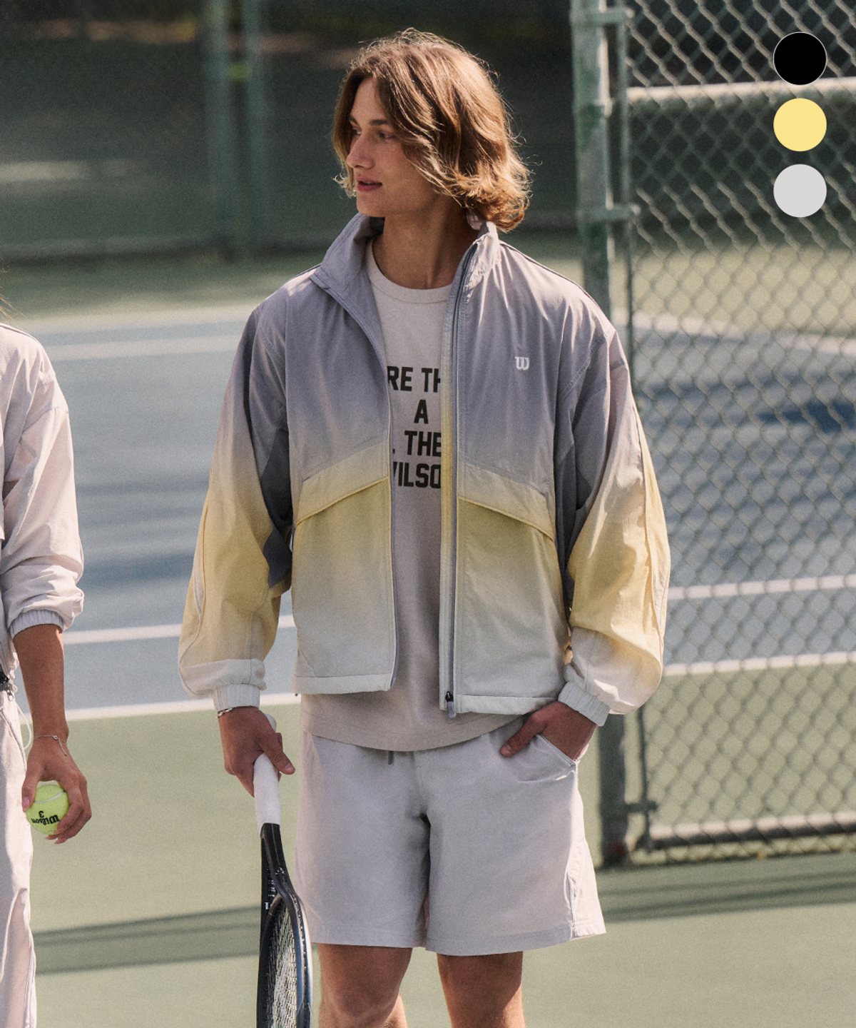 윌슨(WILSON) 헤이즈 스탠넥 자켓 (3color)