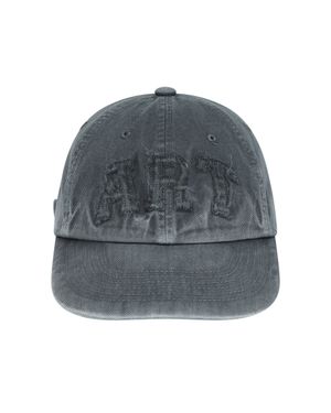 ART PATCHWORK DYED BALL CAP (CHARCOAL)