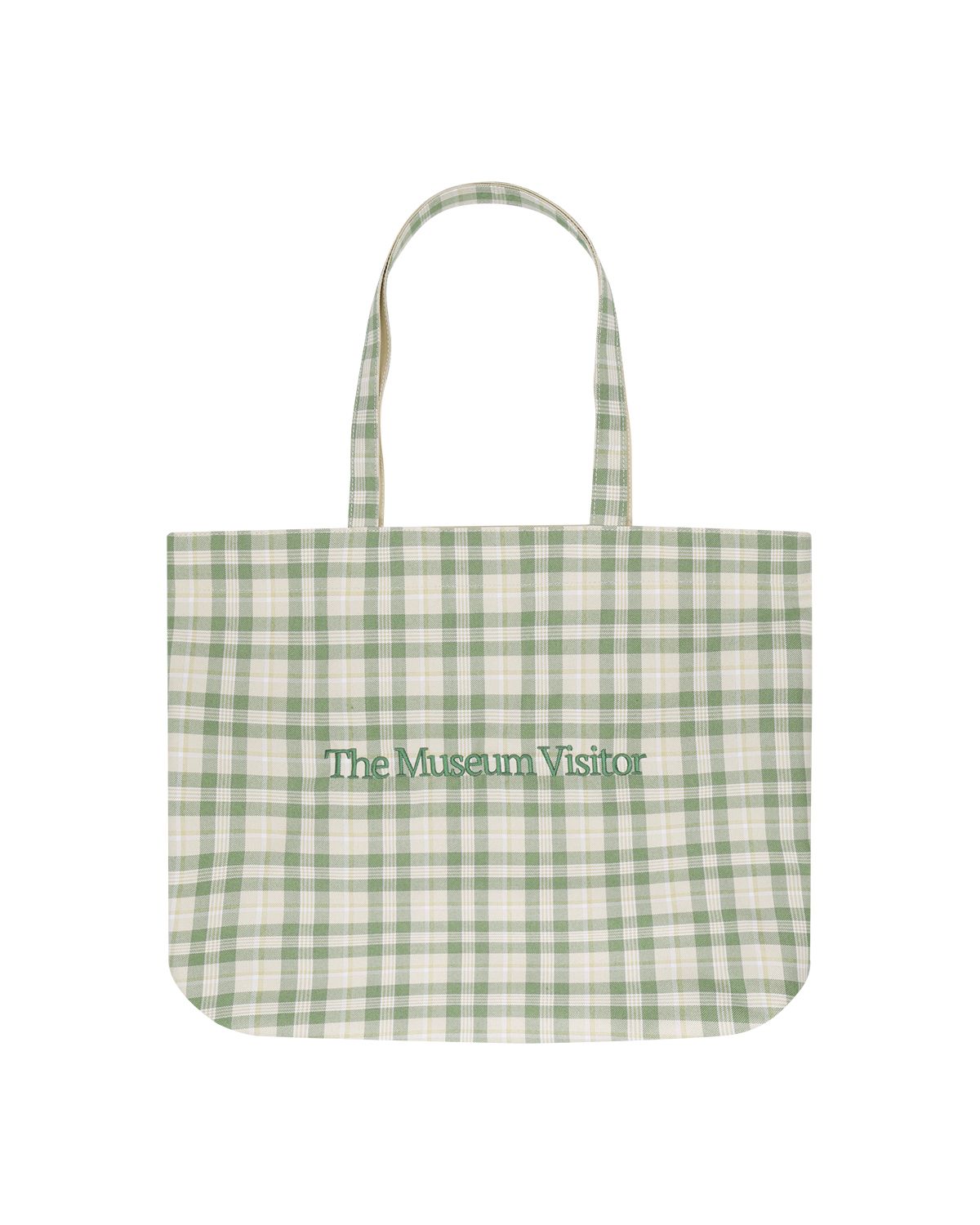더뮤지엄비지터(THEMUSEUMVISITOR) REVERSIBLE LOGO ECO BAG (GREEN)