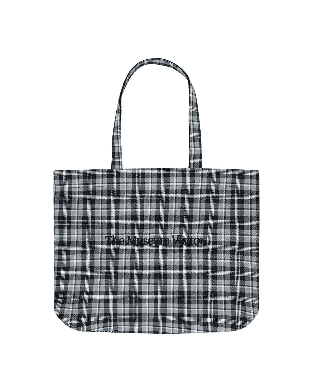 더뮤지엄비지터(THEMUSEUMVISITOR) REVERSIBLE LOGO ECO BAG (BLACK)