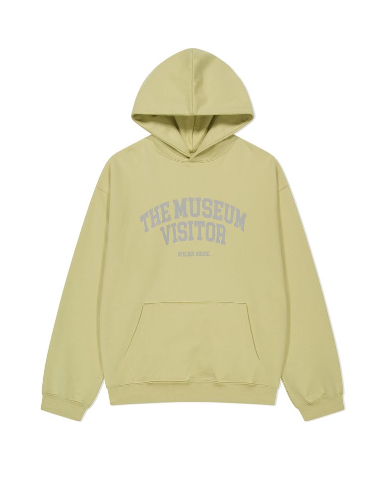 MUSEUM ARCH LOGO SWEAT HOODIE (LEMON)