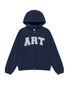 ART APPLIQUE HOODIE ZIP UP (NAVY)