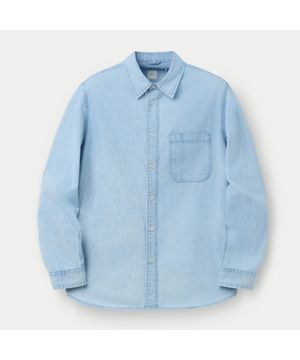 연청 데님 셔츠 SASFM26341BUL