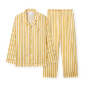 남성 H013 멜린옐로 긴소매 파자마 세트