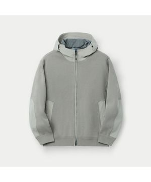 하이브리드 집업 후드 가디건 SAWAS26001BEX