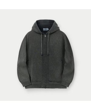 가먼트 다잉 후드 집업 SAWAS26021CHX