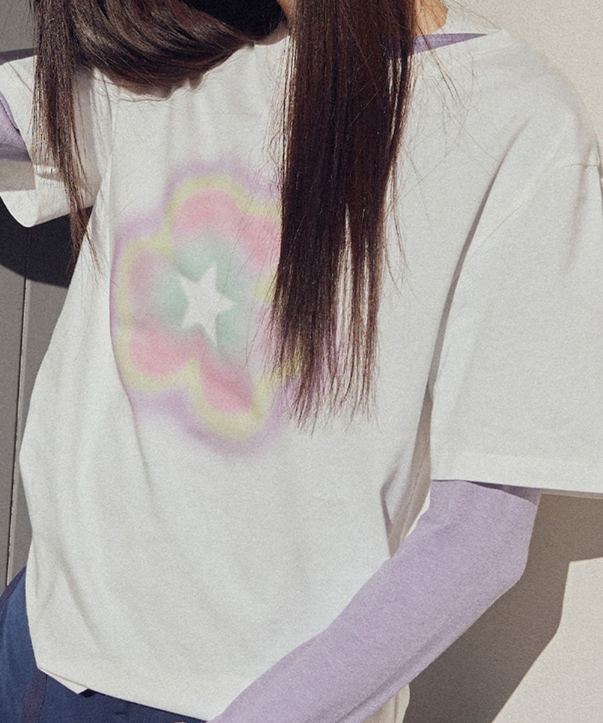 락피쉬웨더웨어(ROCKFISH WEATHERWEAR) CLOVER HALF SLEEVE T-SHIRT - WHITE