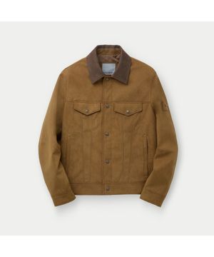 소프트터치 스웨이드 배색 트러커 SAUAS26011CMX