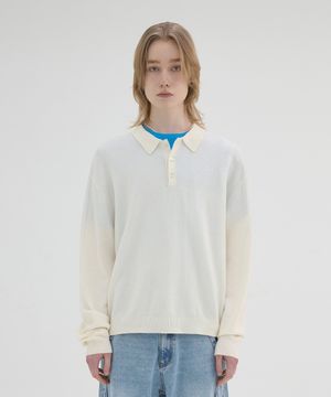 essential collar knit (ivory)