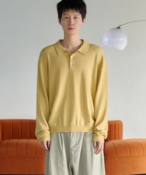essential collar knit (mustard)