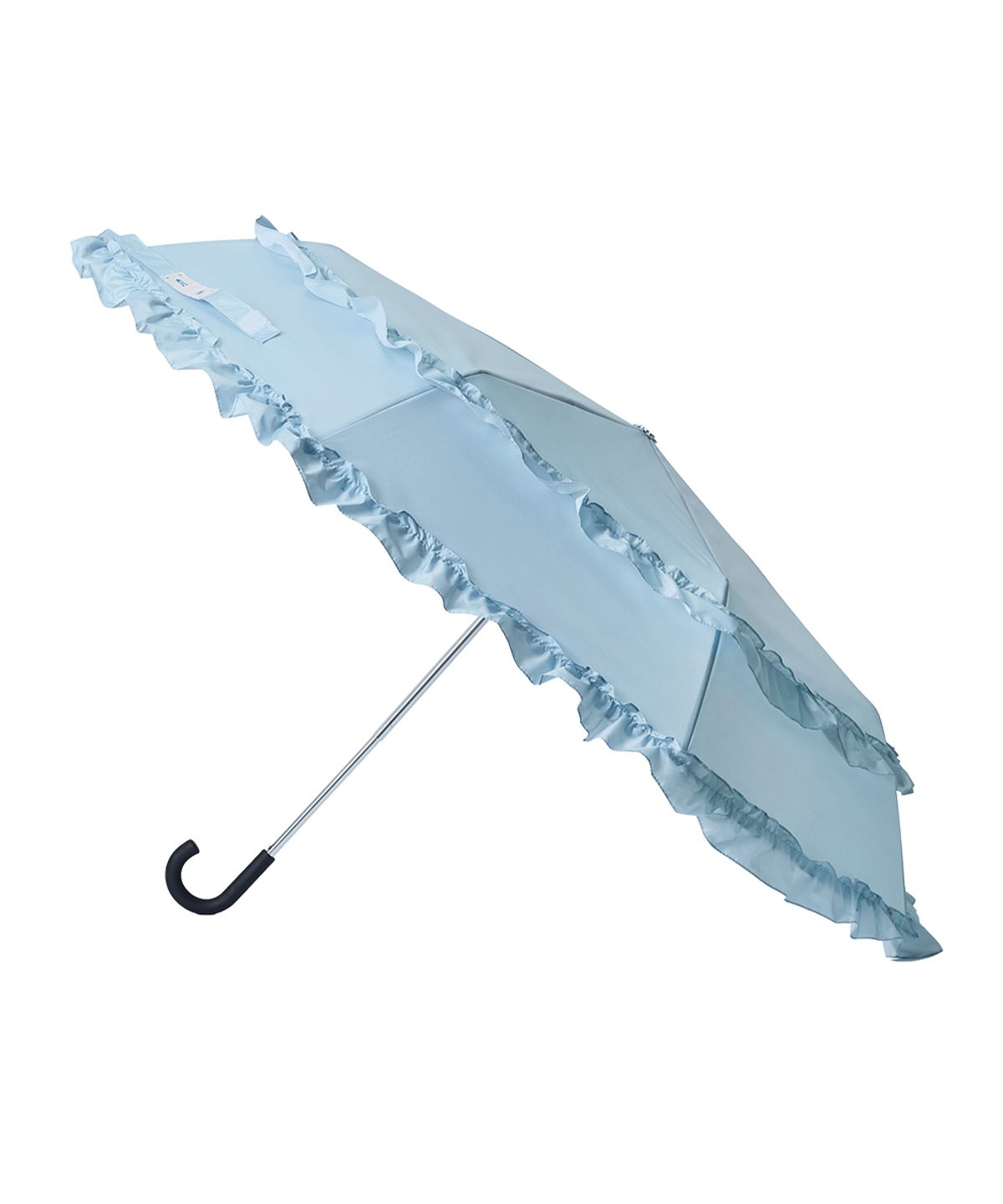 락피쉬웨더웨어(ROCKFISH WEATHERWEAR) [× ILLIT] SHORT FRILLED UMBRELLA - SKY BLUE