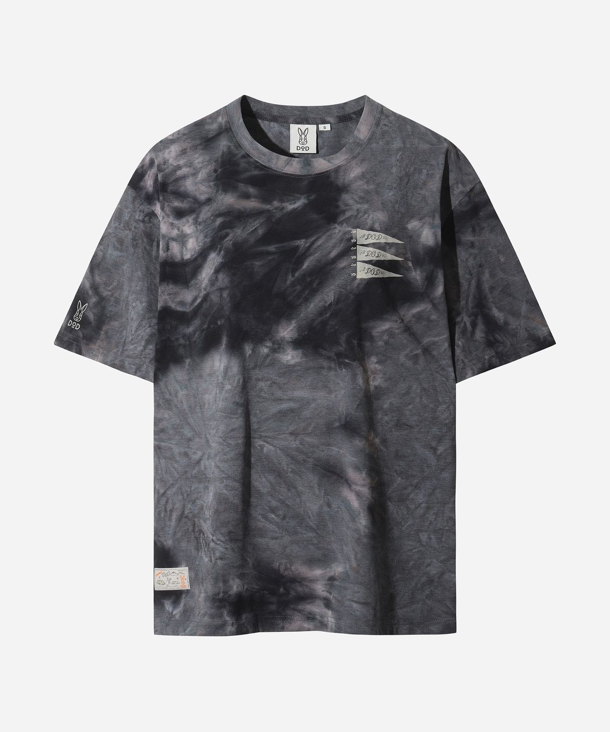 디오디(DOD) 타이다잉 반팔 티셔츠 (NAVY)