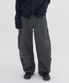 washed cargo pants (charcoal)