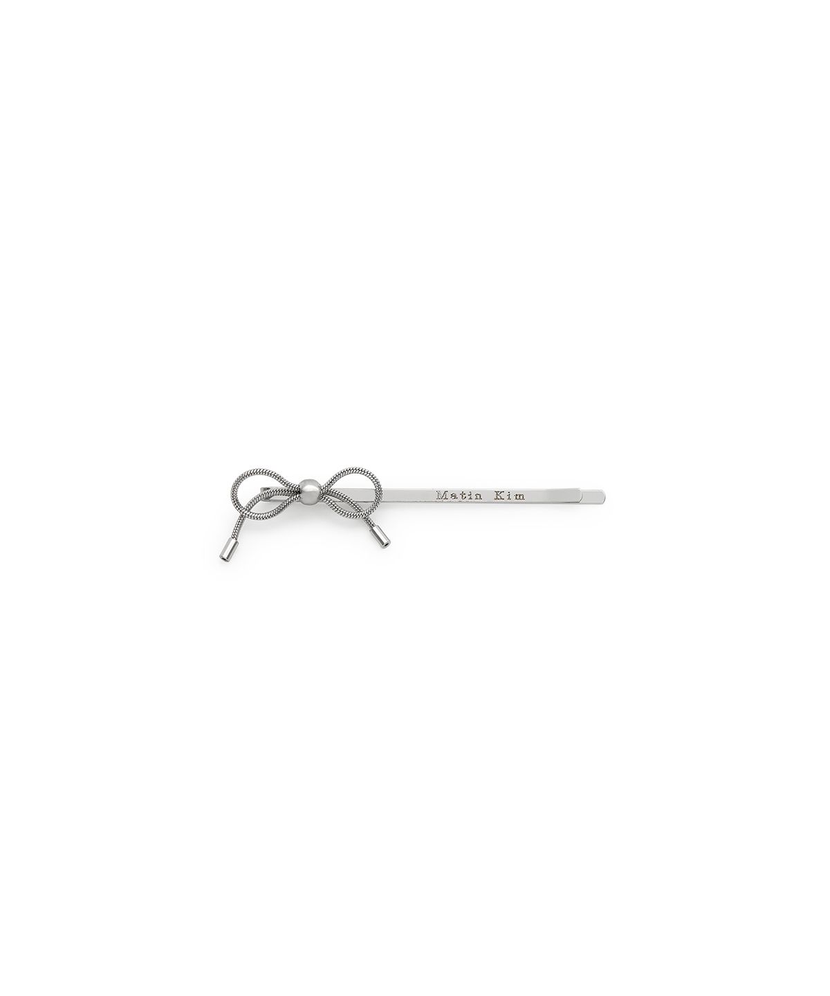 마뗑킴(MATIN KIM) MATIN RIBBON BOBBY PIN SET IN SILVER