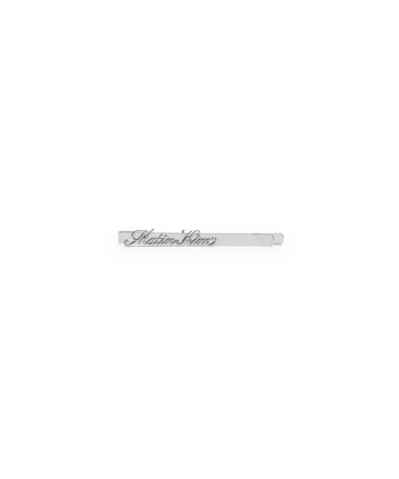 MATIN LOGO BOBBY PIN SET IN SILVER