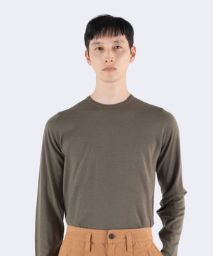 LUNDY Merino Wool Round Neck Knit Seasonal 8 Colors