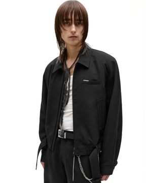 제르메 울 보머 자켓 블랙