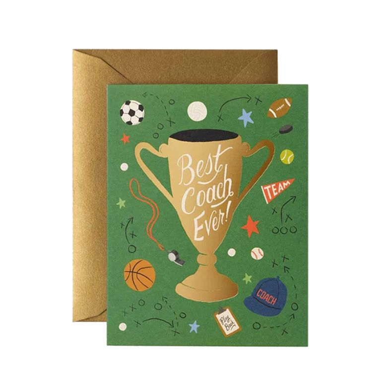 Best Coach Ever Card 응원 카드