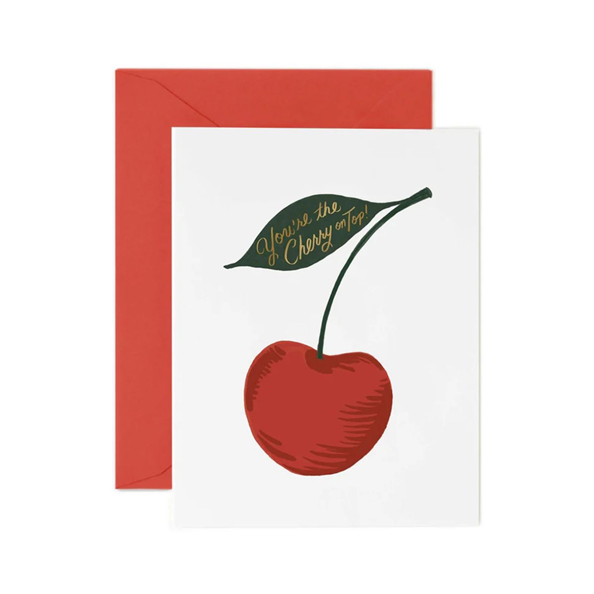 라이플 페이퍼(RIFLE PAPER) You are the Cherry On Top Card 사랑 카드