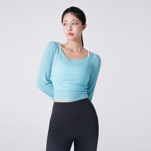 SWC26002-04 벨 슬리브 커버업 스카이블루