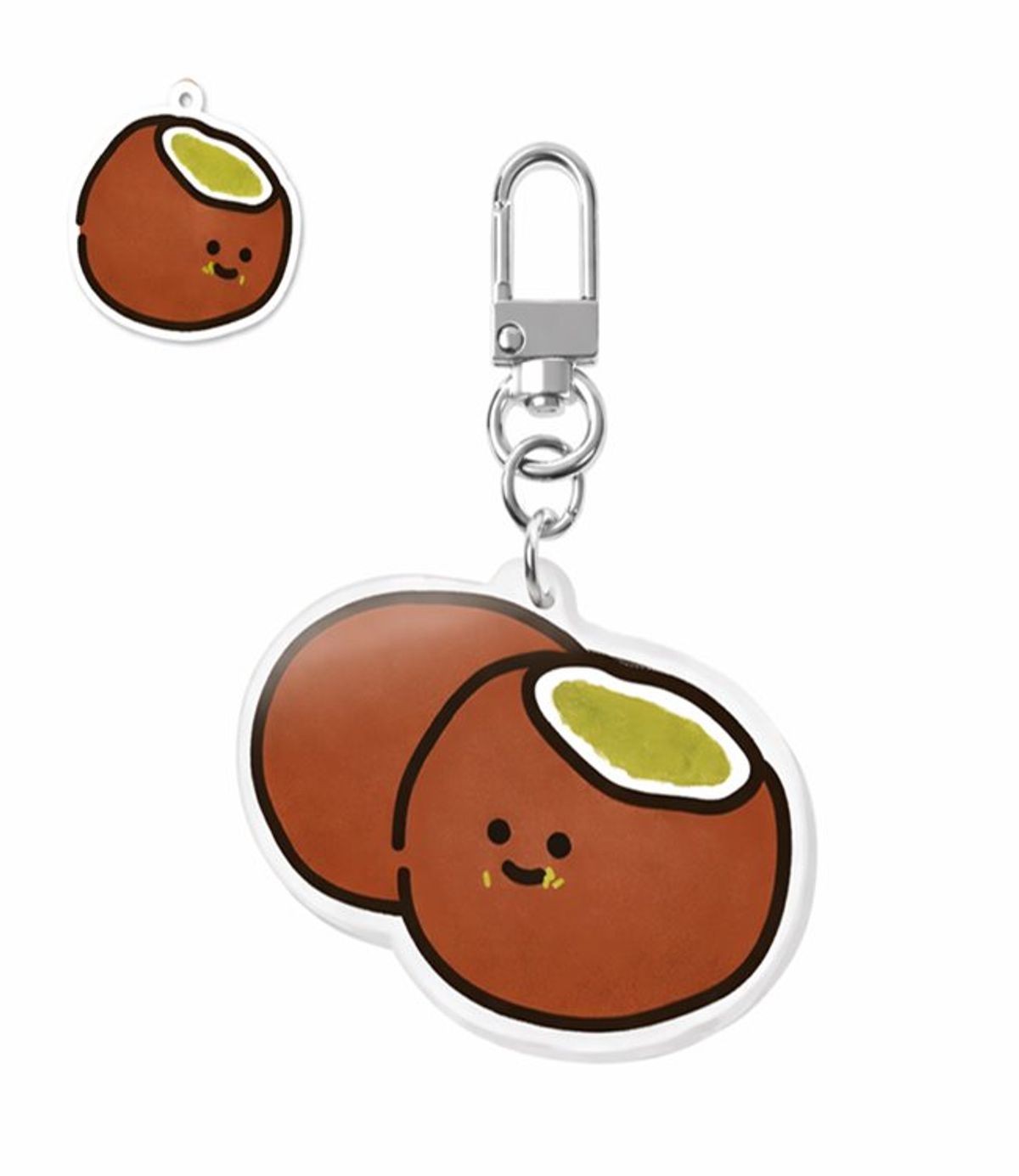 이레케이스앤굿즈(IRECASEGOODS) 두바이 쫀득 쿠키 클리커  아크릴 키링 두쫀쿠 두쫀고미