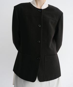 VELL TWEED JACKET (BLACK)