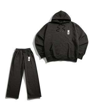 컴포트 미드웨이트 스웻 후드티 셋업 HAR1060 캄블랙