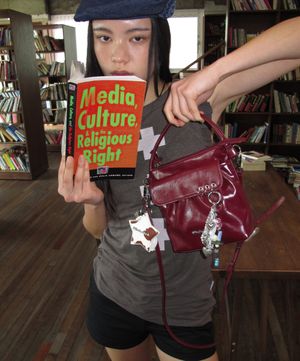 PK Flap Bag (burgundy)